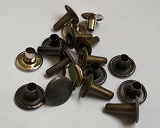Nýt dutý, otevřený, staromosaz 3,5 x13 mm