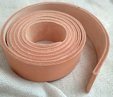 Kožený pruh 140-160 cm, 3 cm, 2,5 mm